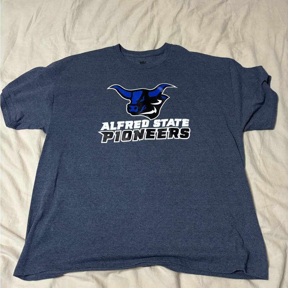 Navy Alfred State Pioneers College T-Shirt